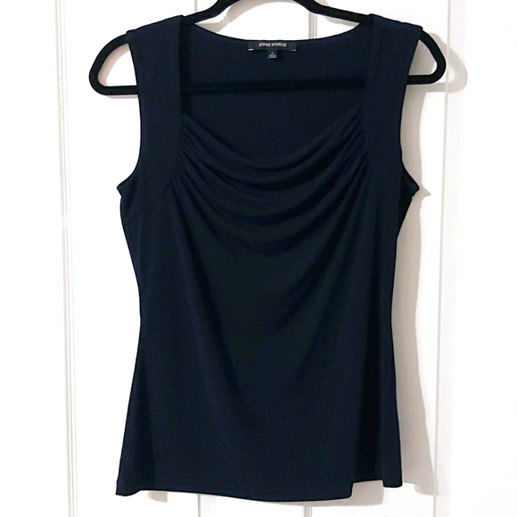 Gently loved navy blue sleeveless top - Picture 1 of 1